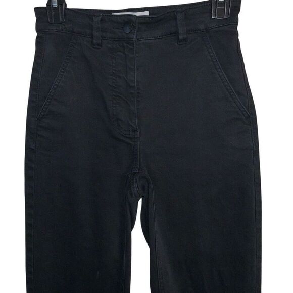 Everlane Cropped Straight Regular Black Denim Jeans size 00 - Picture 4 of 7